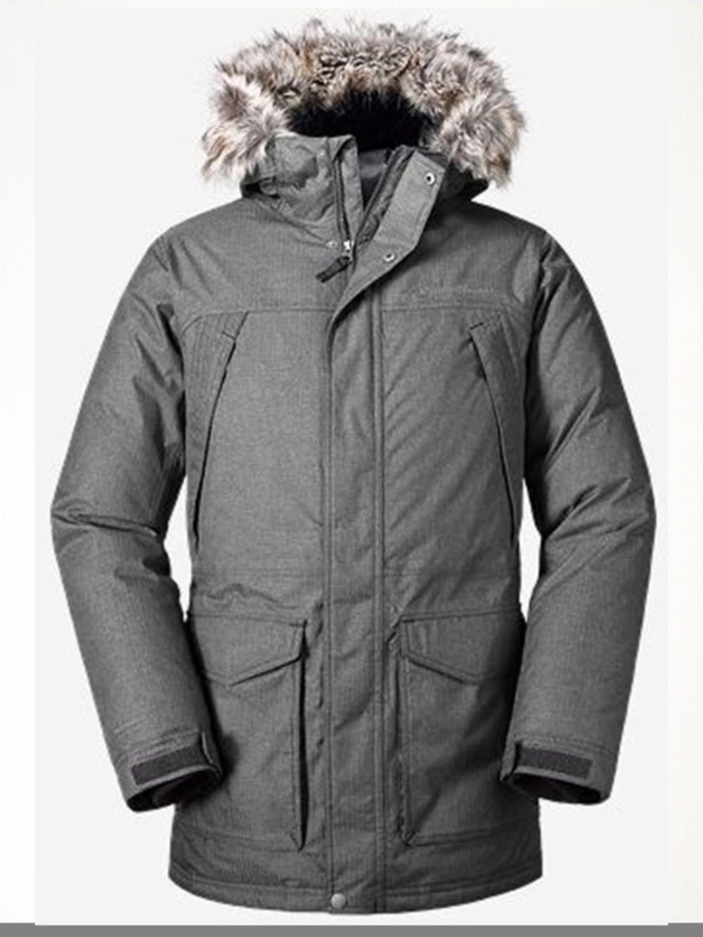 Eddie Bauer Superior Parka, Gray Men M